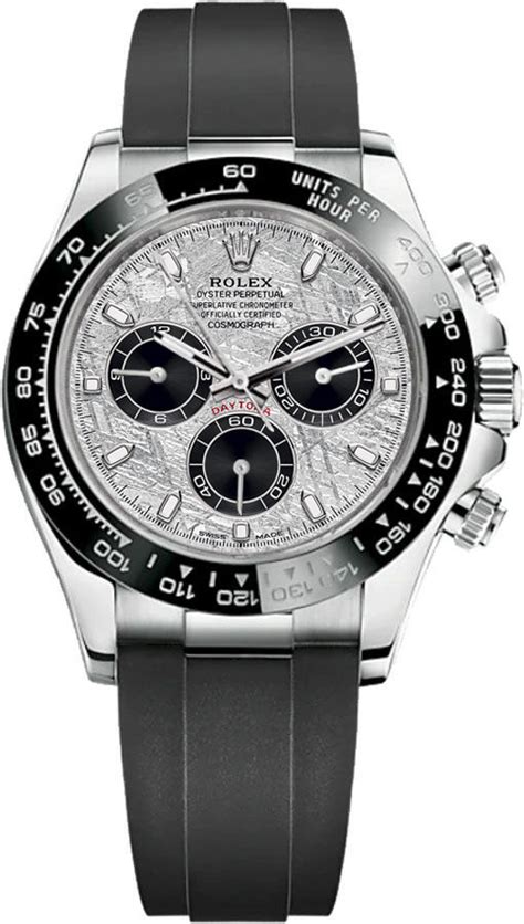 rolex daytona ref.116519ln white gold 18k|Rolex cosmograph daytona meteorite price.